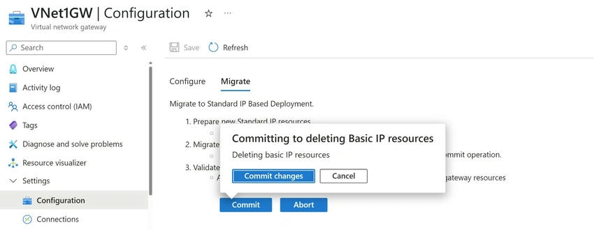Commit changes