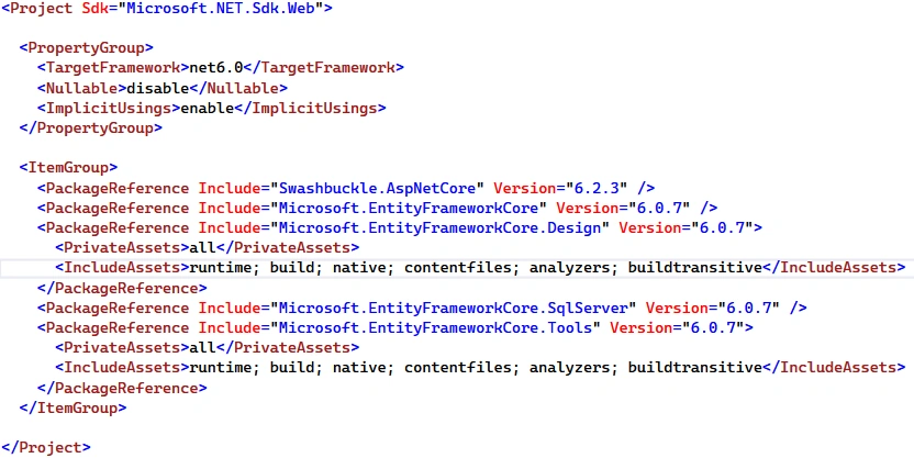 Minimal APIs using .NET Core 6