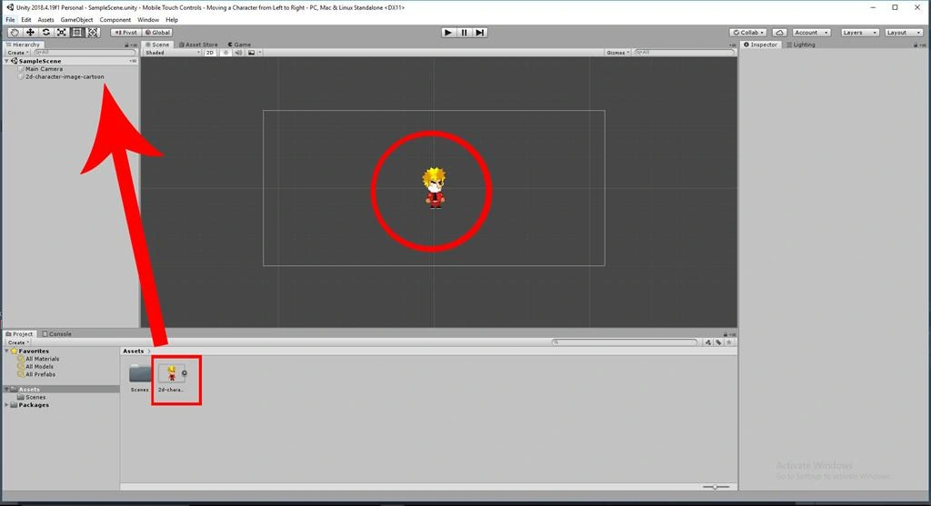 Mobile Touch Controls - Moving A Character From Left To Right Using C# Scripts In Unity