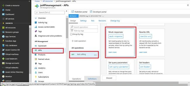 Mock API Response Using Azure API Management