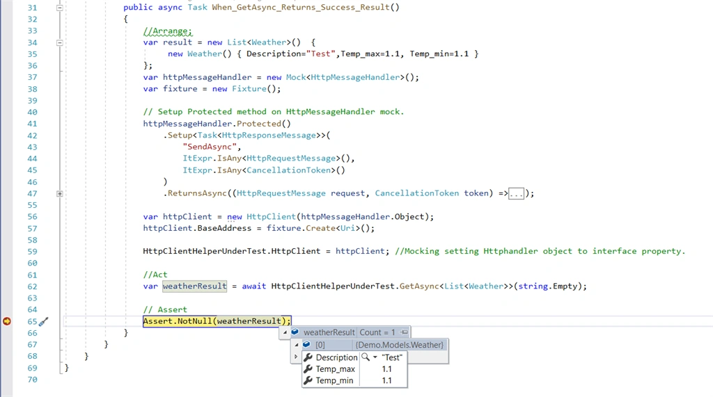 Mocking Httpclient Using XUnit In .Net Core