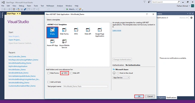 Models In ASP.NET MVC Application