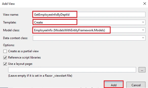 Models In ASP.NET MVC 5 Using Entity Framework