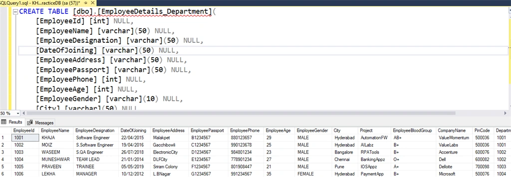 Models In ASP.NET MVC 5 Using Entity Framework