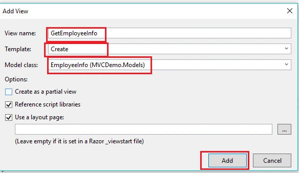Models In ASP.NET MVC 5