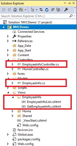 Models In ASP.NET MVC 5