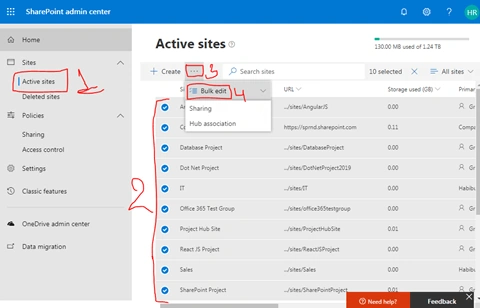 Modern SharePoint Online Admin Center