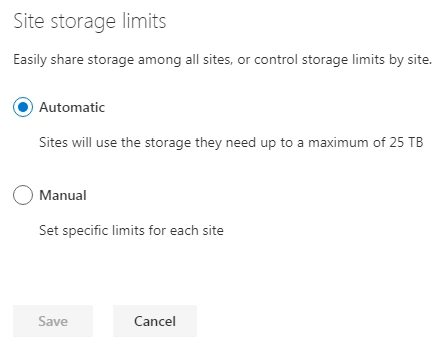 Modern SharePoint Online Admin Center