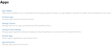 Modern SharePoint Online Admin Center