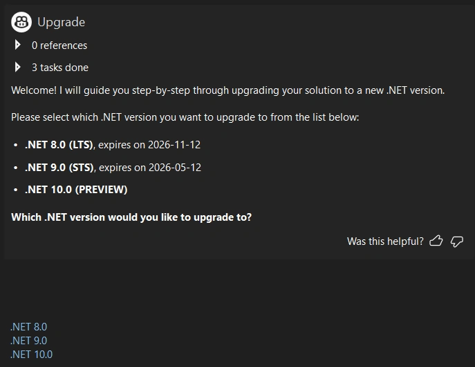 Upgrade