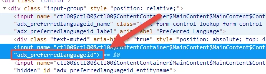 Language lookup