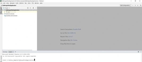 MongoDB Atlas with Python