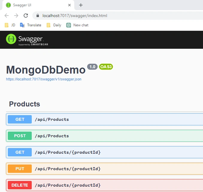 MongoDB Basics and CRUD Operation using .NET Core 7 Web API
