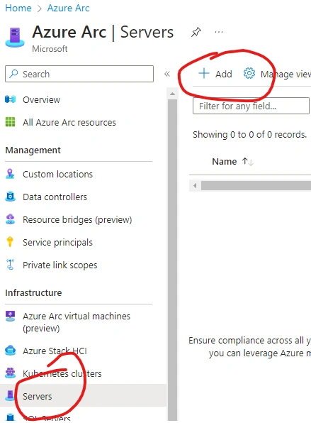 Azure Arc Servers