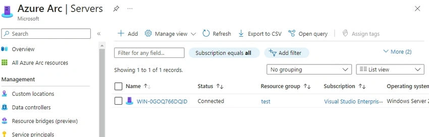 Azure Arc Servers