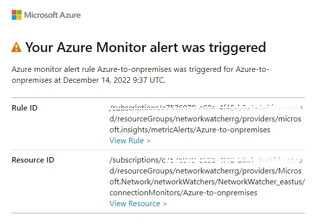 Monitoring VPN Connectivity from Azure Virtual Machine to On-premises Server