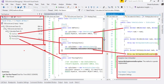 Moq Mocking Framework With xUnit.net Unit Test In C#