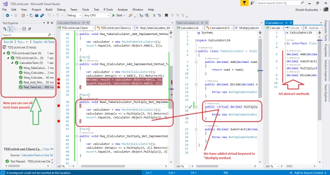 Moq Mocking Framework With xUnit.net Unit Test In C#