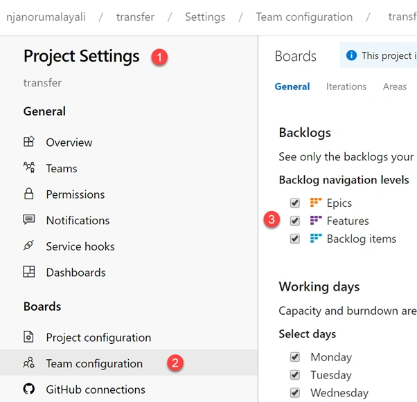 Backlog Navigation