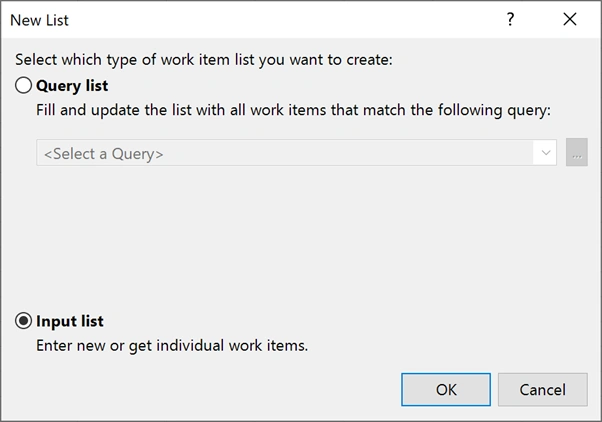 Input List
