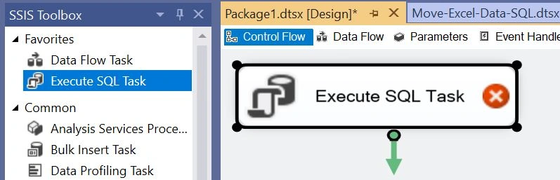 Move Data From Excel To SQL Using SSIS