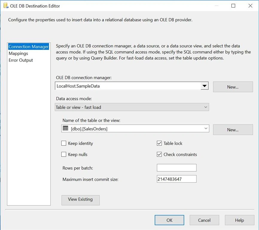 Move Data From Excel To SQL Using SSIS