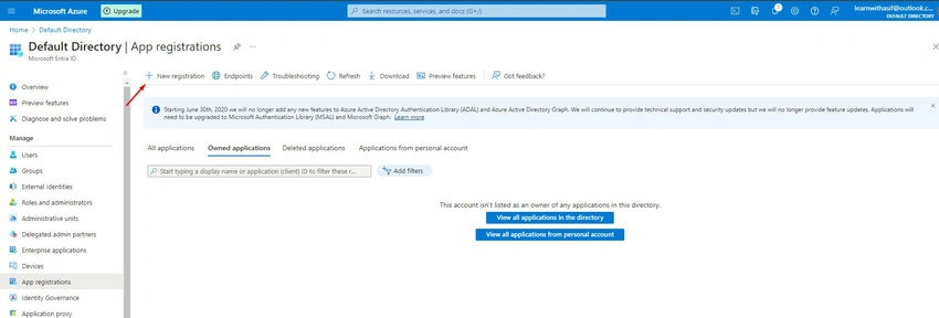 New registration