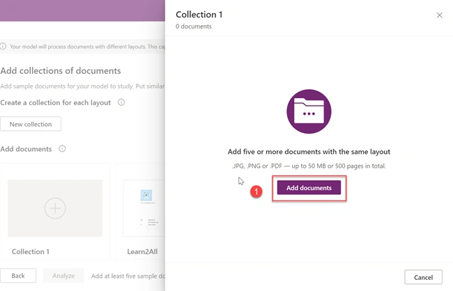 Multi Layout Form Processing using AI Builder