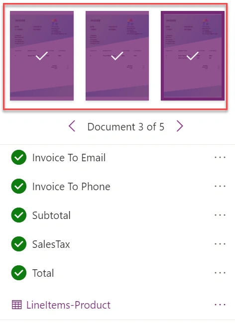 Multi Layout Form Processing using AI Builder