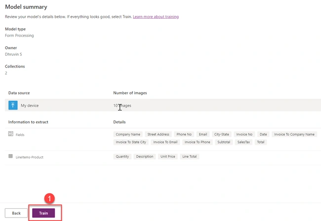 Multi Layout Form Processing using AI Builder