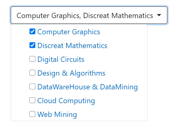 Multi Select Checkbox Dropdown List Create And Edit In .Net Core 3.1
