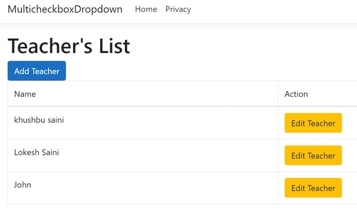 Multi Select Checkbox Dropdown List Create And Edit In .Net Core 3.1