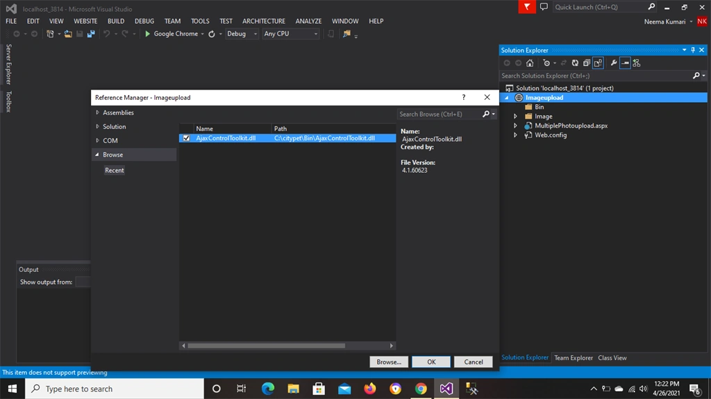 Multiple Image Upload Using File Upload In ASP.NET C#