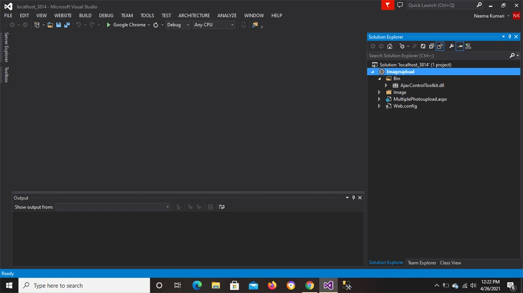 Multiple Image Upload Using File Upload In ASP.NET C#
