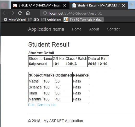 Multiple Model In Single View Using Entity Framework