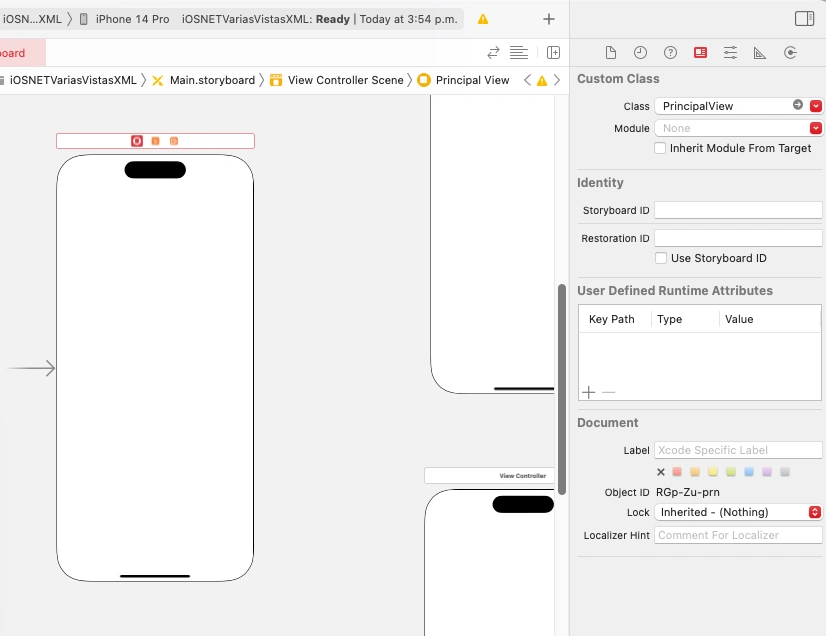 Multiple views and access to XML files with .NET for iOS