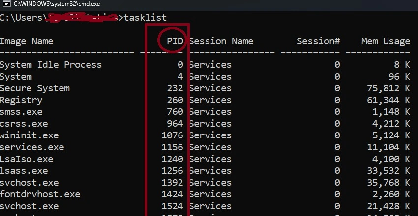 (Win+R -> cmd )