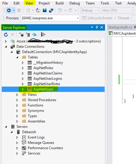 Asp.Net Users