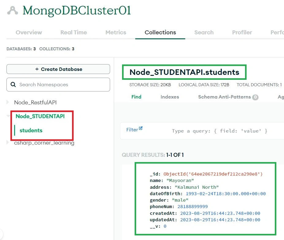 Node Student