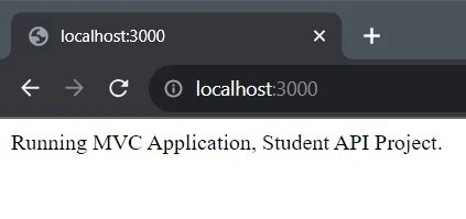 Running MVC