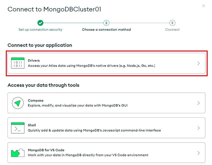 MongoDB Drivers