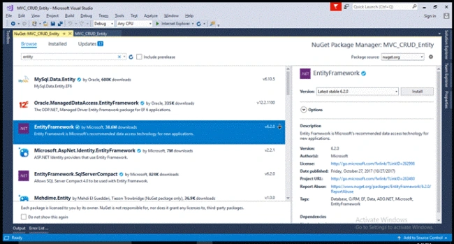 Entity Framework