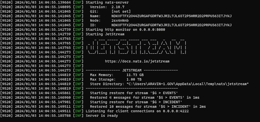 Nats jetstream