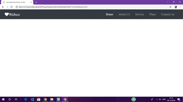 Create Nav Bar and Carousel Slider In Bootstrap