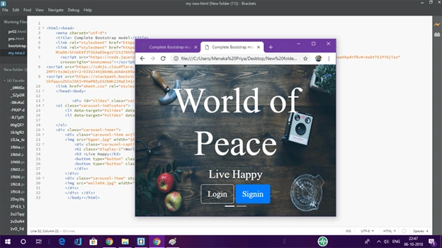 Create Nav Bar and Carousel Slider In Bootstrap