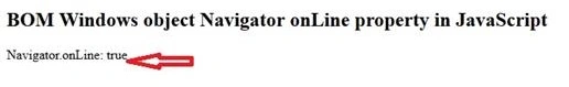 BOM Windows Navigator Object In JavaScript