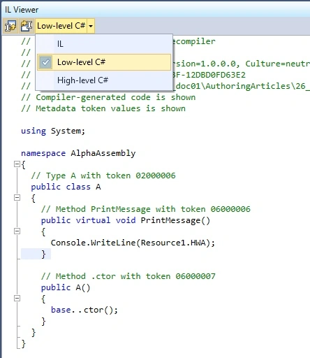 .NET - 5 Free Decompilers