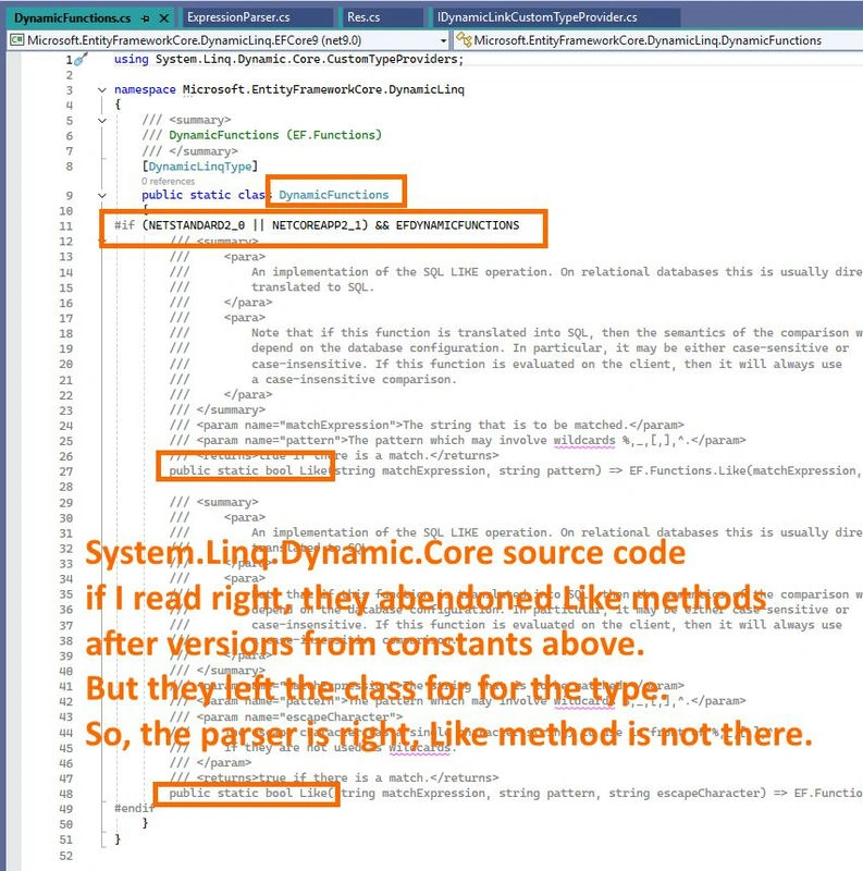 Dynamic functions