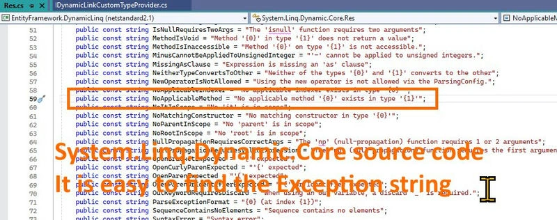 Investigating System.Linq.Dynamic.Core