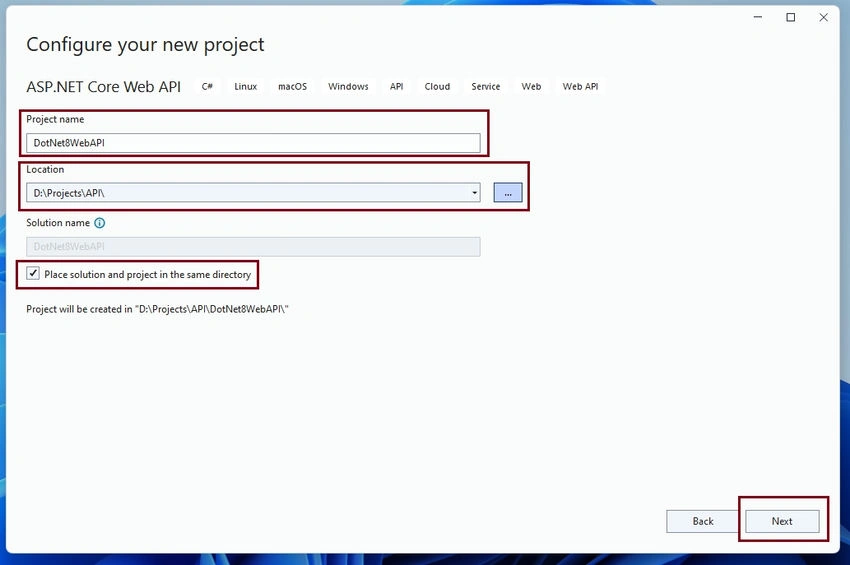 Configure project